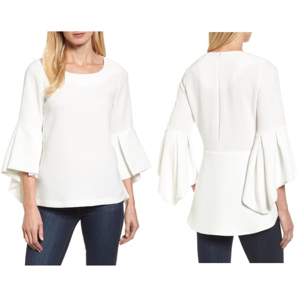 Pleione Bell Sleeve Blouse